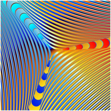 Çizgi ve çizgilerle soyut arkaplan.