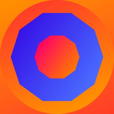 Renkli geometrik desen. Parlak çokgenli çok renkli soyutlama. Basit şekil ve şekle sahip en küçük grafik arkaplanı.