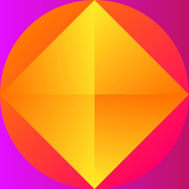 Renkli geometrik desen. Parlak çokgenli çok renkli soyutlama. Basit şekil ve şekle sahip en küçük grafik arkaplanı.