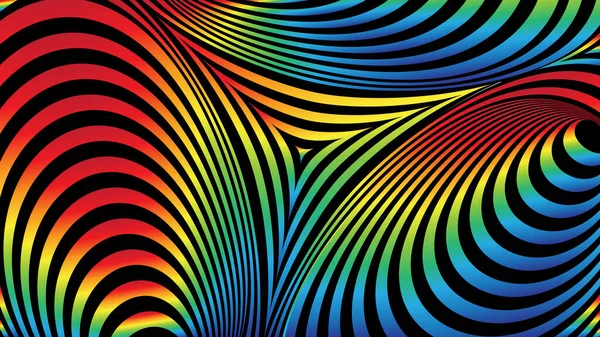 Abstract Vector Multicolored Background Colorful Abstraction Striped Gradient Lines Spectrum —  Vetores de Stock
