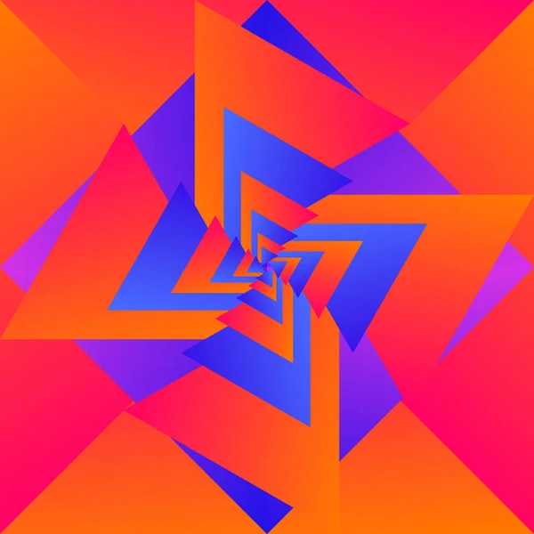 Color Geometric Pattern Multicolored Gradient Abstraction Bright Polygon Minimal Graphic — стоковый вектор