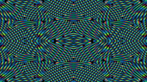 Kleur Naadloos Patroon Met Hypnotiserende Trance Textuur Veelkleurige Glitched Achtergrond — Stockvector