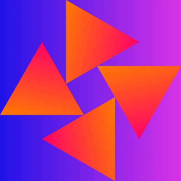 Color Geometric Pattern Multicolored Gradient Abstraction Bright Polygon Minimal Graphic — стоковый вектор