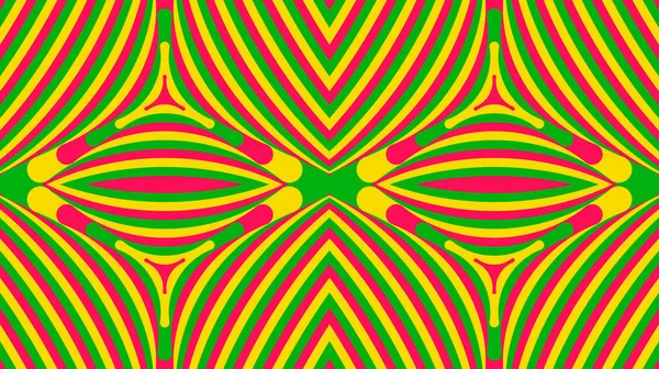 Kleur Naadloos Patroon Met Hypnotiserende Trance Textuur Abstract Veelkleurige Gestreepte — Stockvector