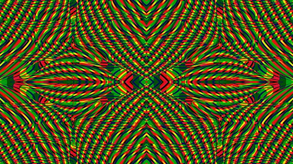 Kleur Naadloos Patroon Met Hypnotiserende Trance Textuur Veelkleurige Glitched Achtergrond Rechtenvrije Stockillustraties