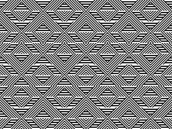 Бесшовный Рисунок Полосатыми Черно Белыми Прямыми Линиями Наклонными Диагонали Линиями Стоковая Иллюстрация
