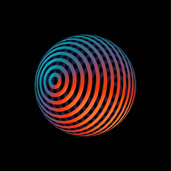 Цветной Дизайн Логотипа Абстрактная Концепция Иконки Красочный Пространственный Глобус Земля Лицензионные Стоковые Векторы