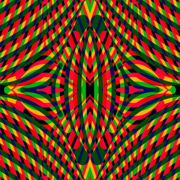 Цветовой Бесшовный Рисунок Гипнотической Трансовой Текстурой Разноцветный Глючный Фон Арт Лицензионные Стоковые Иллюстрации