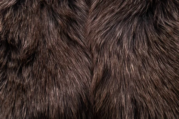 天然的北极狐狸毛 毛皮的质地 — 图库照片