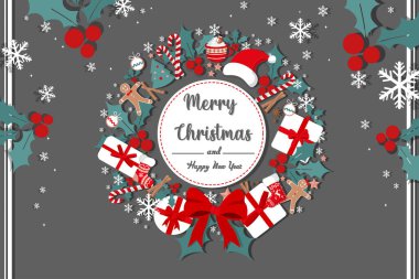 Noel süslemeleri ve Mutlu Noeller dileğiyle şenlikli bir geçmiş.