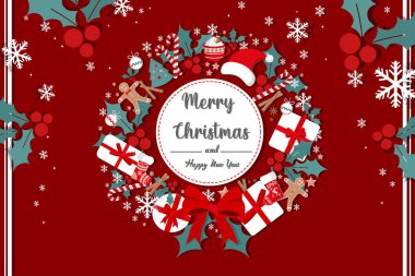 Noel süslemeleri ve Mutlu Noeller dileğiyle şenlikli bir geçmiş.