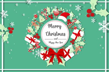 Noel süslemeleri ve Mutlu Noeller dileğiyle şenlikli bir geçmiş.