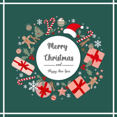 Noel süslemeleri ve Mutlu Noeller dileğiyle şenlikli bir geçmiş.