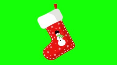 Noel çoraplı Noel animasyonu arka planı