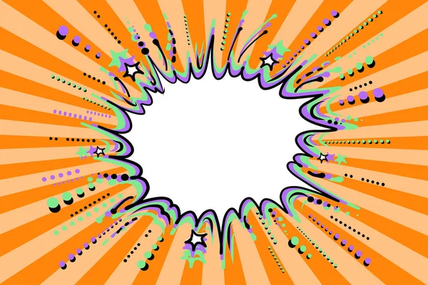 Vektör çizim komik konuşma balonu 