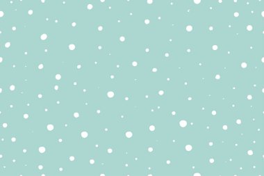 Kar taneleriyle kusursuz desen. vektör illüstrasyonu