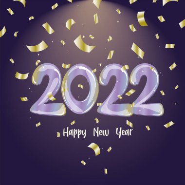 Mutlu yıllar 2018. Vektör illüstrasyonu