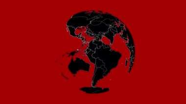 Dünya haritası küre görüntüleri