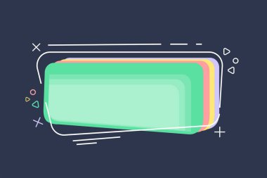 Modern b 'nin vektör illüstrasyonu eksik simgesi
