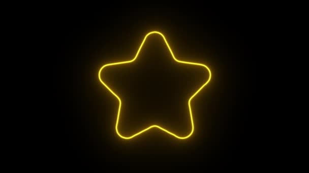 анимация светящейся звезды