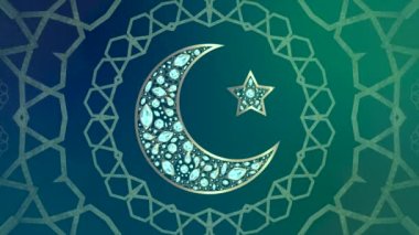 Neon yeşili Ramazan Süslemesi 