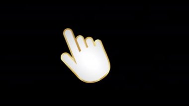 animasyon el imleç simgesi vektör ilüstrasyonuName