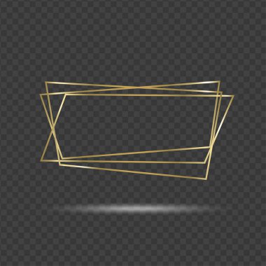 Bir dikdörtgen ışık efektinin vektör illüstrasyonu.