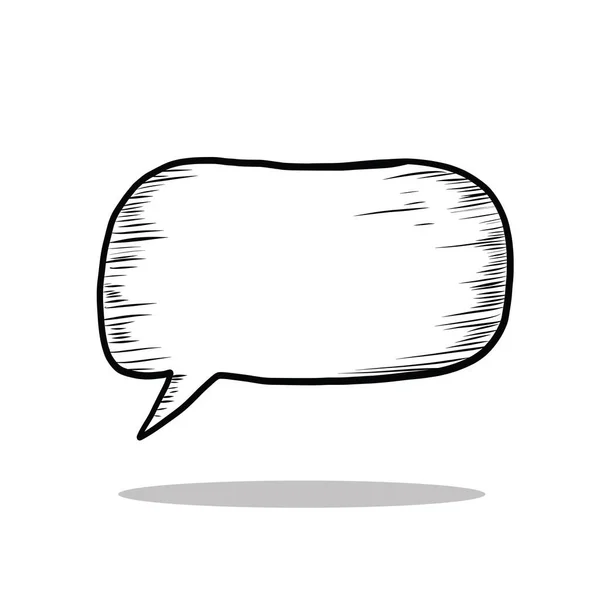 Konuşma balonu ikonu. vektör illüstrasyonu