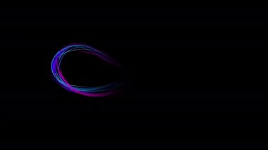 Parlayan neonun neonu El Çizimi Sonsuz İşaret