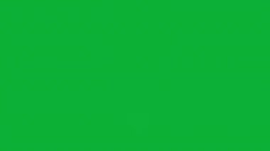 Yellow Lamp appearing on green background 