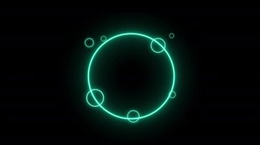 floresan neon aydınlatmalı, Neon Büyük Çemberler Çerçevesi