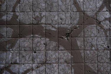 Bare rough wall background looking at the empty wall.