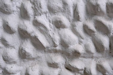 White Grunge Wall Background with rough texture.