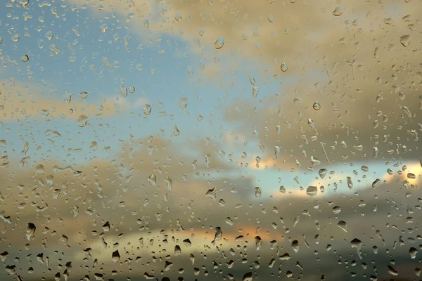 Gotas Agua Vidrio Fondo Abstracto Sombras Gris —  Fotos de Stock