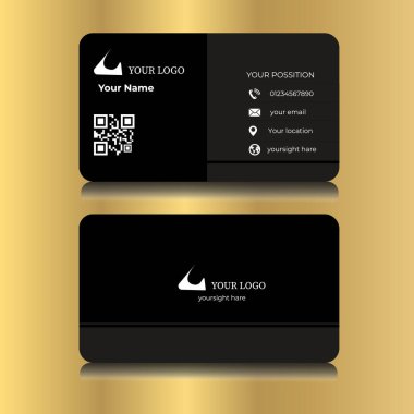 Kartvizit tasarım şablonu vektör