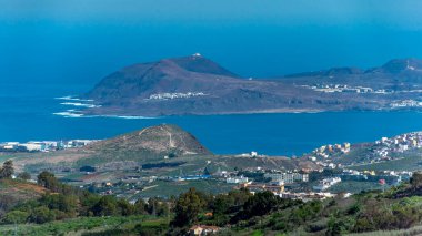 Las Palmas Körfezi 'nin panoramik manzarası