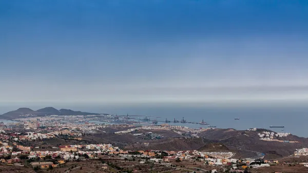Las Palmas Şehrinin Panoramik Görüntüsü Gran Canaria — Stok fotoğraf