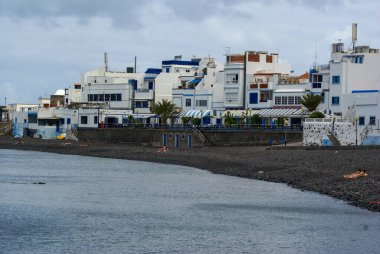 Gran Canaria 'nın kuzeyindeki Agaete plajı