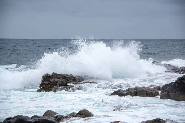 Ondas Oceano Atlântico — Fotografia de Stock