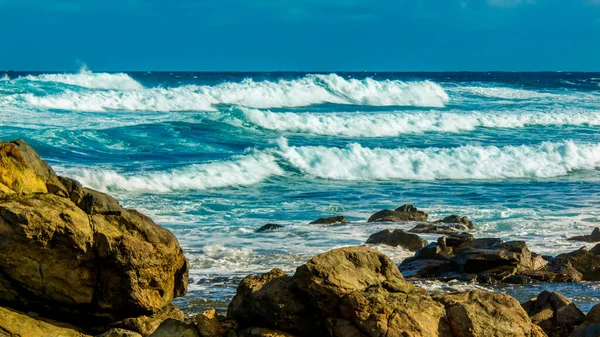 Costa Vulcânica Gran Canaria Oceano Atlântico — Fotografia de Stock