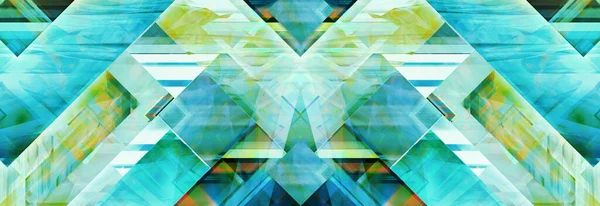 Geometri minimalistik sanat eseri posteri