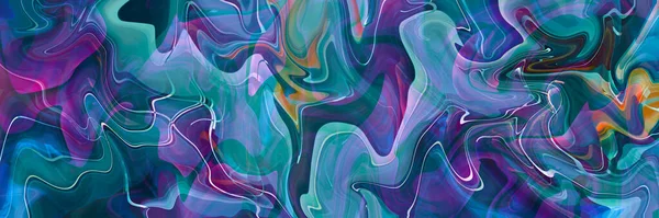 Абстрактний Малюнок Креативний Колаж Сучасний Безшовний Візерунок Шаблон Синього Кольору — стокове фото