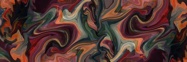 Abstrakte Flüssige Kunst Hintergrund Dunkle Multi Farben Flüssiger Marmor Steigungen — Stockfoto
