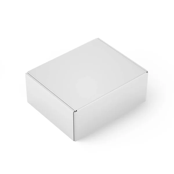 Paper Box Mockup Rendering — Foto Stock