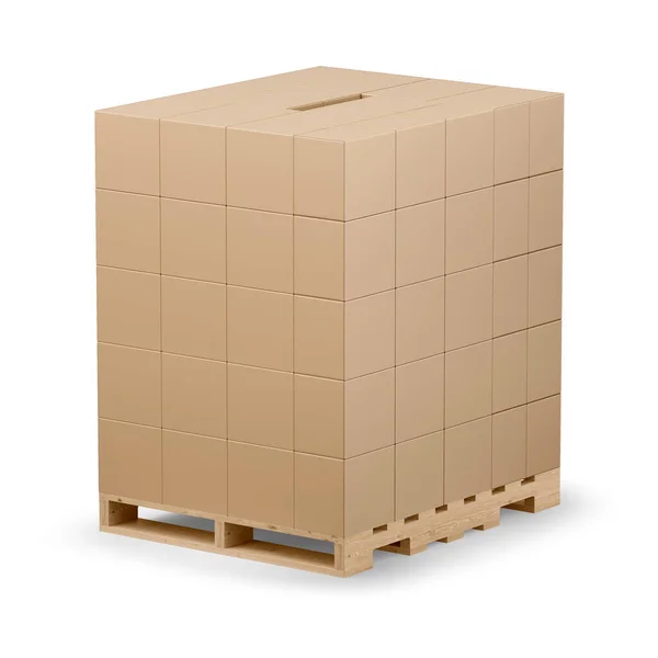 Cajas Mockup Rendering — Foto de Stock