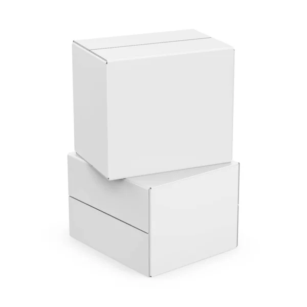 Boxes Mockup Rendering — Stock Photo, Image