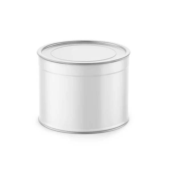 錫缶3Dレンダリングイラスト — ストック写真