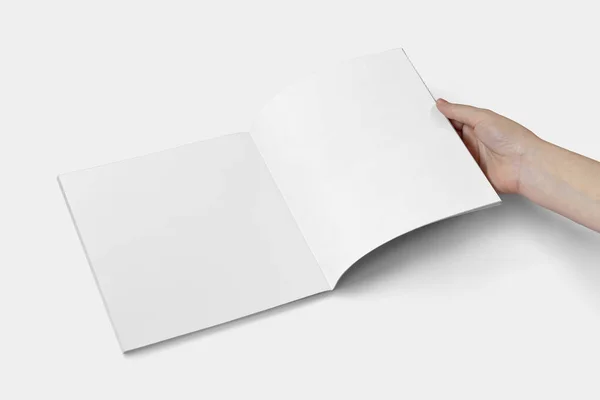 Square Catalog Brochure Magazine Rendering — Foto Stock