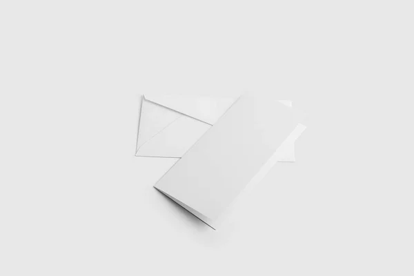 Invitation Greeting Card Mockup Rendering — стоковое фото