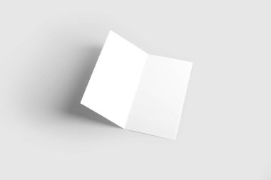 Invitation Greeting Card Mockup 3D Rendering